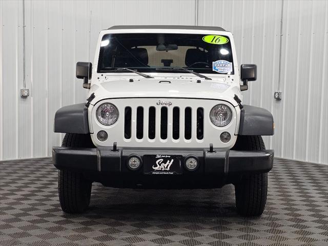 used 2016 Jeep Wrangler Unlimited car, priced at $20,128