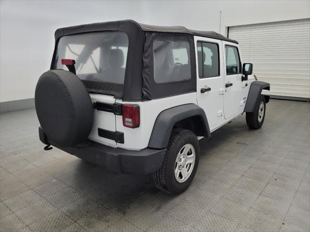 used 2015 Jeep Wrangler Unlimited car, priced at $21,195