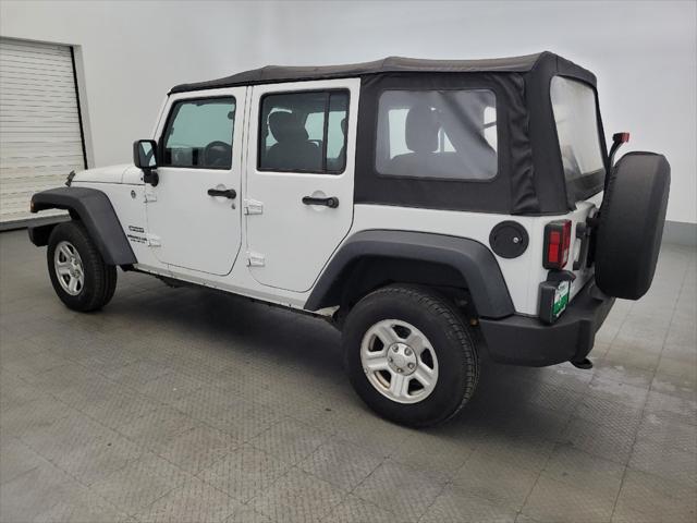 used 2015 Jeep Wrangler Unlimited car, priced at $21,195