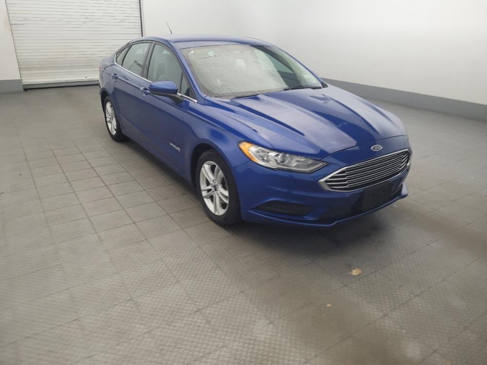 used 2018 Ford Fusion Hybrid car, priced at $14,195