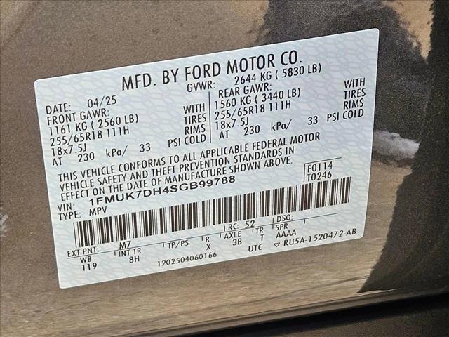 new 2025 Ford Explorer car, priced at $35,896