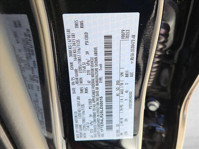 new 2025 Ford Ranger car, priced at $58,715