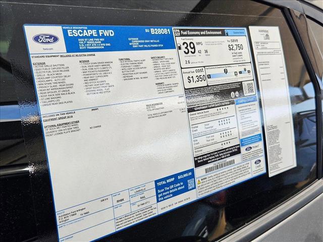 new 2025 Ford Escape car, priced at $26,985