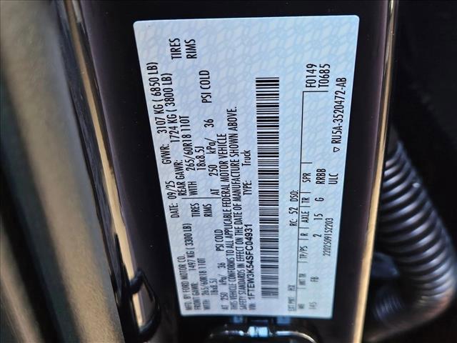 new 2025 Ford F-150 car, priced at $50,645