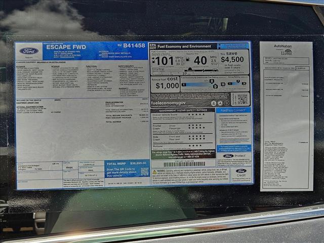 new 2025 Ford Escape PHEV car, priced at $27,895