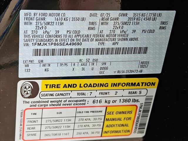 new 2025 Ford Expedition Max car, priced at $82,170