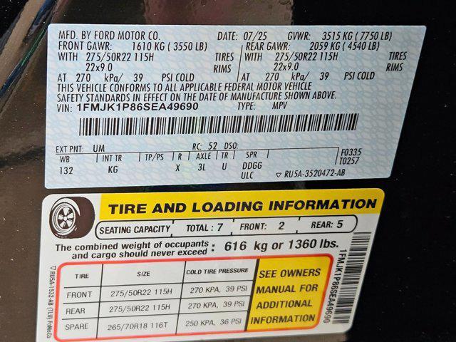 new 2025 Ford Expedition Max car, priced at $89,170