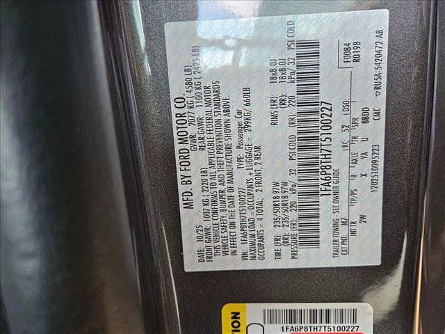 new 2026 Ford Mustang car, priced at $34,175