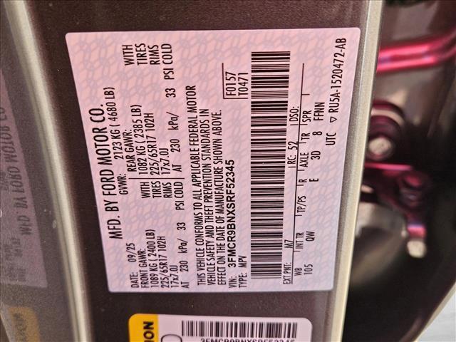 new 2025 Ford Bronco Sport car, priced at $31,690