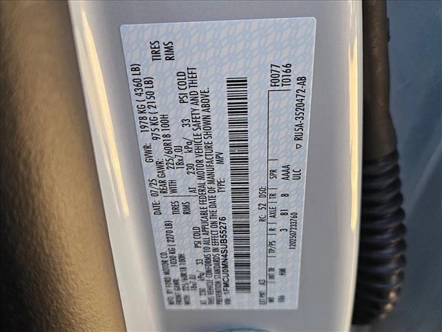 new 2025 Ford Escape car, priced at $25,695