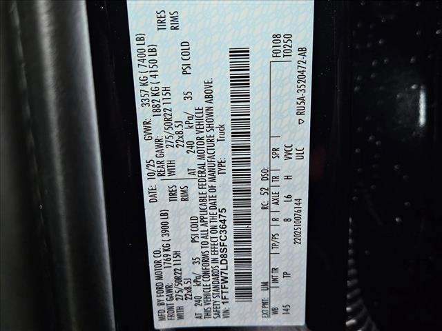 new 2025 Ford F-150 car, priced at $90,570