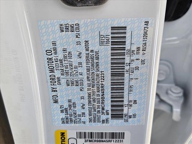 new 2025 Ford Bronco Sport car, priced at $27,990