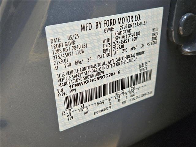 new 2025 Ford Explorer car, priced at $54,138