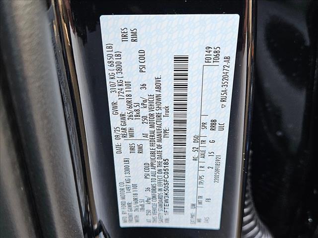 new 2025 Ford F-150 car, priced at $57,250