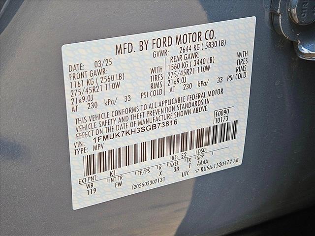 new 2025 Ford Explorer car, priced at $42,525
