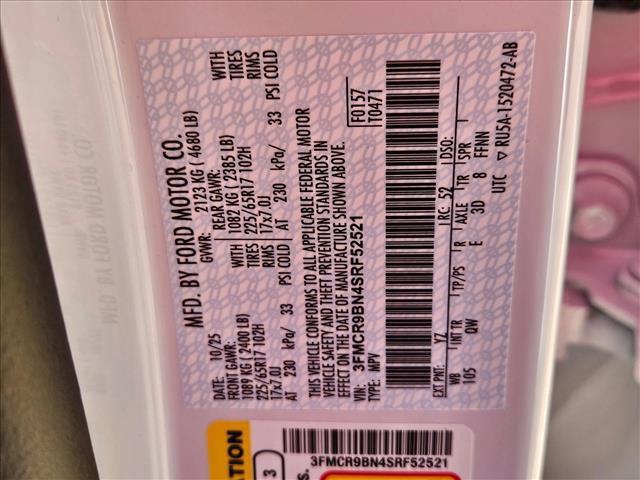 new 2025 Ford Bronco Sport car, priced at $31,690