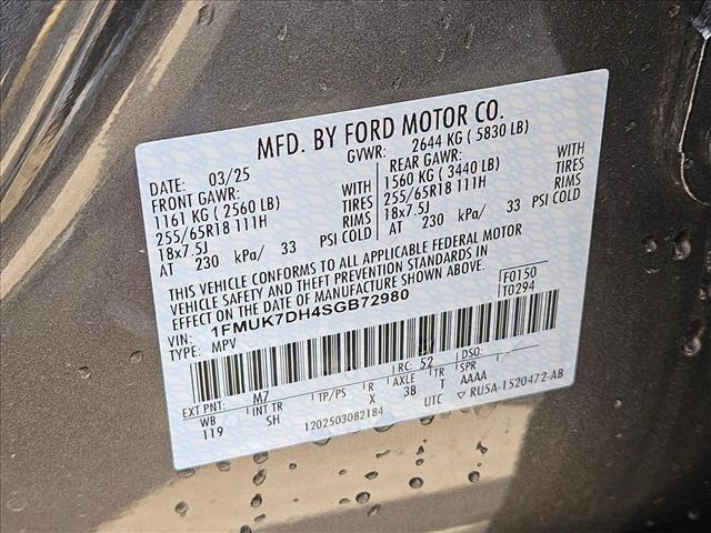 new 2025 Ford Explorer car, priced at $44,810