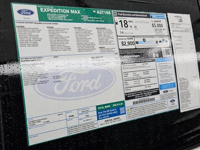 new 2025 Ford Expedition Max car, priced at $95,010