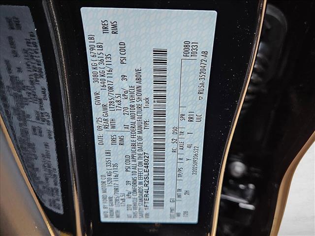 new 2025 Ford Ranger car, priced at $58,460