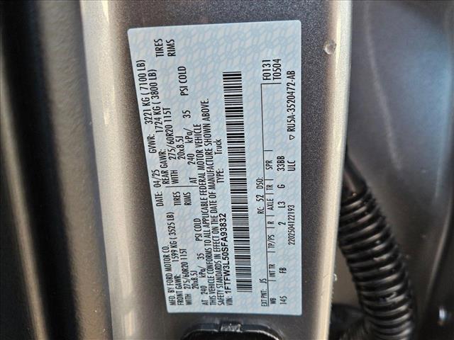 new 2025 Ford F-150 car, priced at $53,708