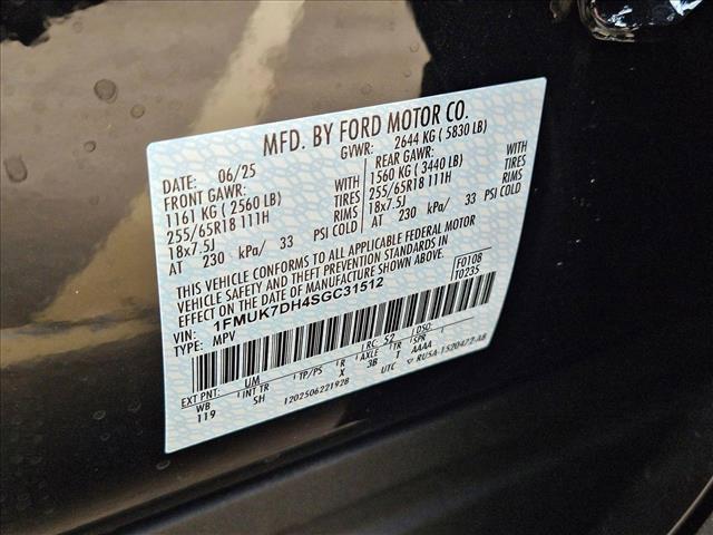 new 2025 Ford Explorer car, priced at $39,165