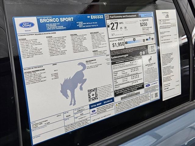 new 2025 Ford Bronco Sport car, priced at $30,149