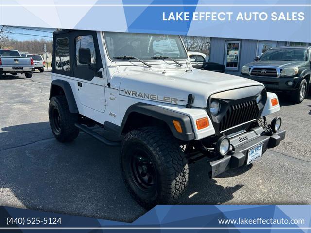 used 2002 Jeep Wrangler car, priced at $13,995