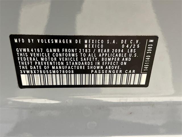 new 2025 Volkswagen Jetta car, priced at $25,136