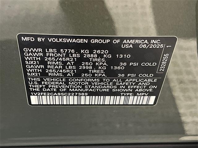 new 2025 Volkswagen Atlas Cross Sport car, priced at $52,839