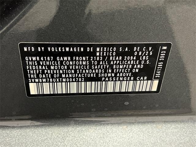 new 2026 Volkswagen Jetta car, priced at $25,739