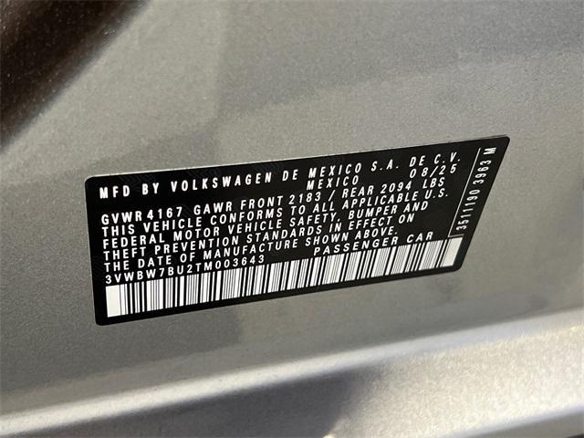 new 2026 Volkswagen Jetta car, priced at $25,739