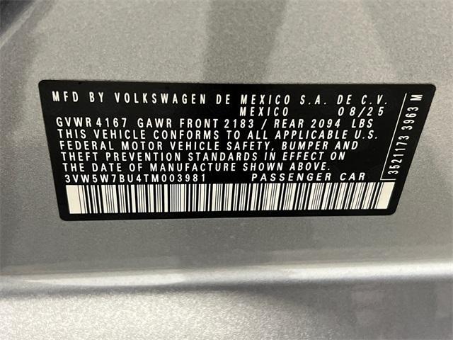 new 2026 Volkswagen Jetta car, priced at $24,971