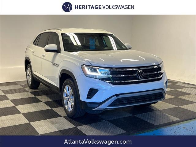 used 2021 Volkswagen Atlas Cross Sport car, priced at $20,497