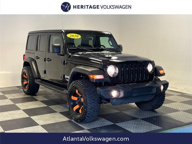 used 2020 Jeep Wrangler Unlimited car, priced at $20,497