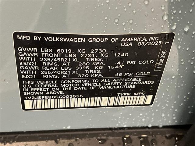 new 2025 Volkswagen ID.4 car, priced at $52,937