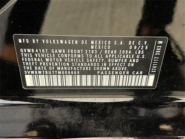 new 2026 Volkswagen Jetta car, priced at $26,239