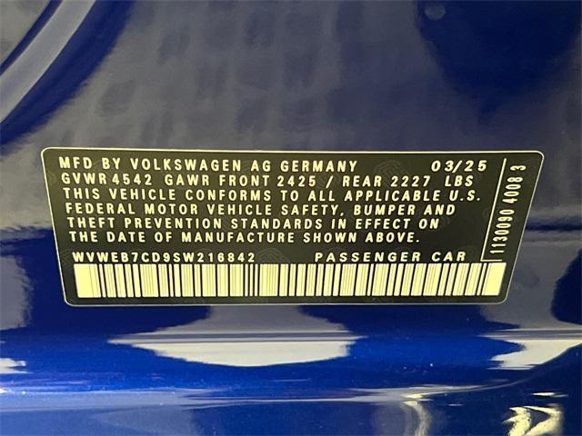 new 2025 Volkswagen Golf R car, priced at $52,721