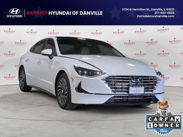 used 2023 Hyundai Sonata Hybrid car, priced at $29,087