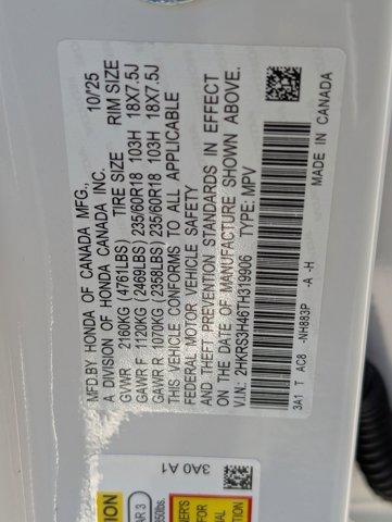 new 2026 Honda CR-V car, priced at $33,651