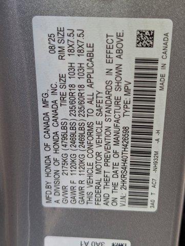 new 2026 Honda CR-V car, priced at $35,101