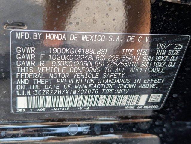 new 2026 Honda HR-V car, priced at $31,932