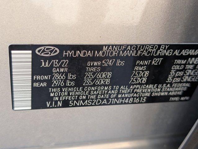used 2022 Hyundai Santa Fe car, priced at $23,798