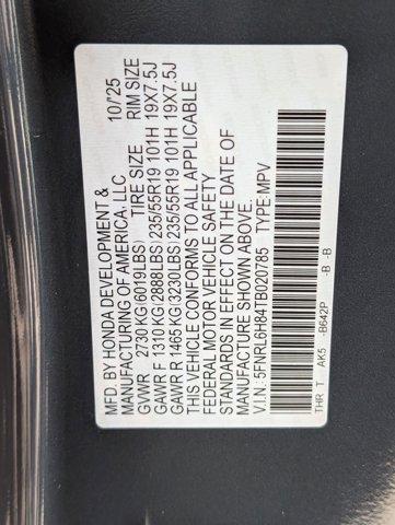 new 2026 Honda Odyssey car, priced at $47,791