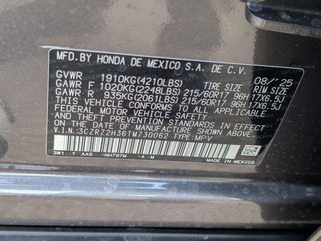 new 2026 Honda HR-V car, priced at $29,150