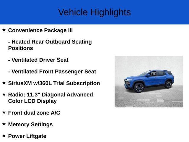 new 2026 Chevrolet Equinox car, priced at $32,170