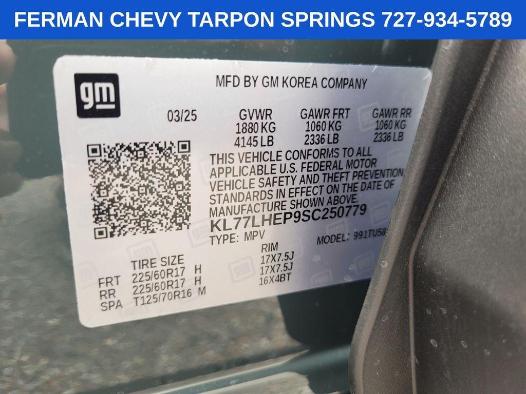 new 2025 Chevrolet Trax car, priced at $23,485