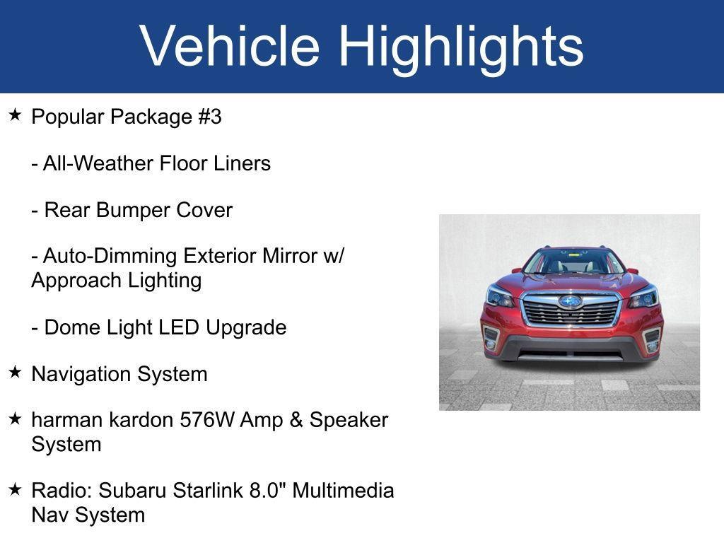 used 2021 Subaru Forester car, priced at $22,771