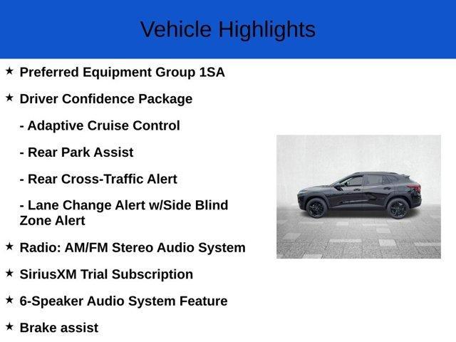 new 2025 Chevrolet Trax car, priced at $24,690