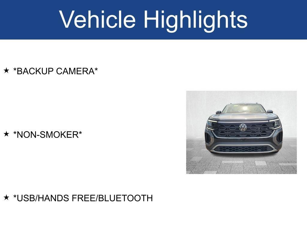 used 2024 Volkswagen Atlas Cross Sport car, priced at $32,100