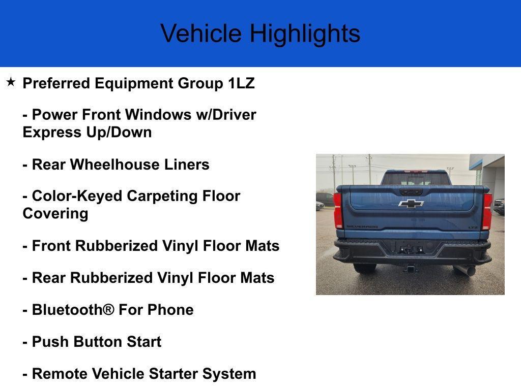 new 2025 Chevrolet Silverado 2500 car, priced at $84,360